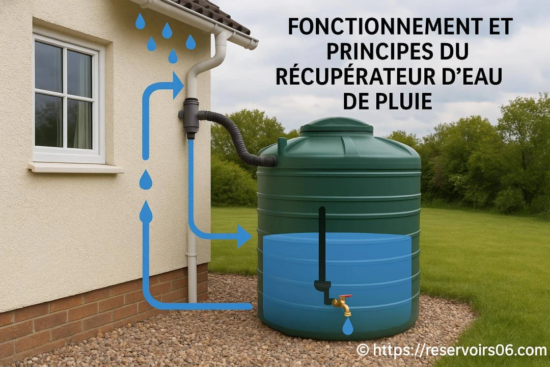 Fonctionnement et principes du récupérateur d'eau de pluie