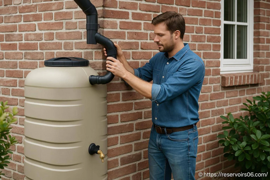 Installation et entretien d'un récupérateur d'eau de pluie
