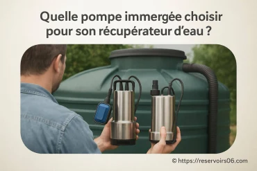 Quelle pompe immergée choisir pour son récupérateur d'eau ?