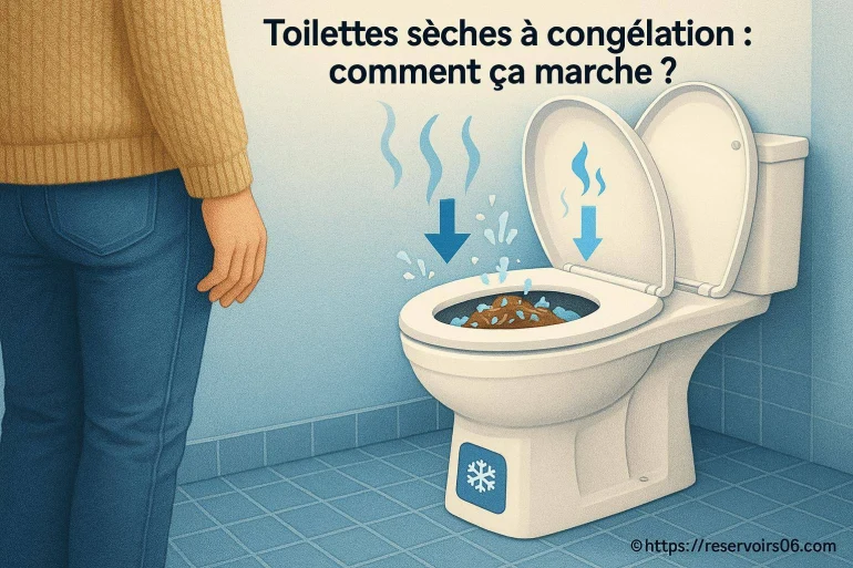 Toilettes sèches à congélation : comment fonctionnent-elles ?