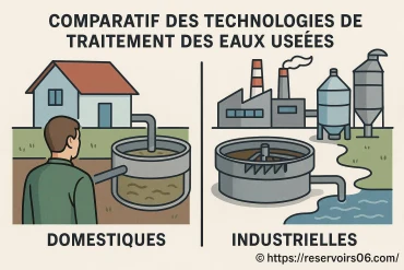 Comparatif des technologies de traitement des eaux usées domestiques et industrielles : quelles solutions choisir ?