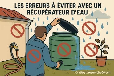 Les erreurs à éviter avec un récupérateur d’eau pour bien collecter la pluie