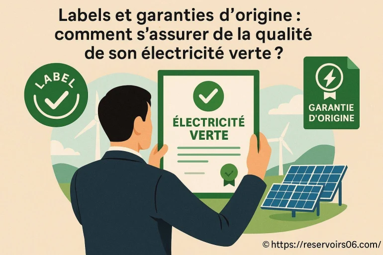Labels et garanties d’origine : comment vérifier la qualité de son électricité verte ?