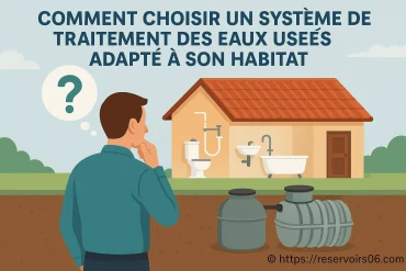 Comment choisir un système de traitement des eaux usées adapté à son habitat ?