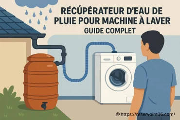 Récupérateur d'eau de pluie pour machine à laver : comment bien choisir et installer