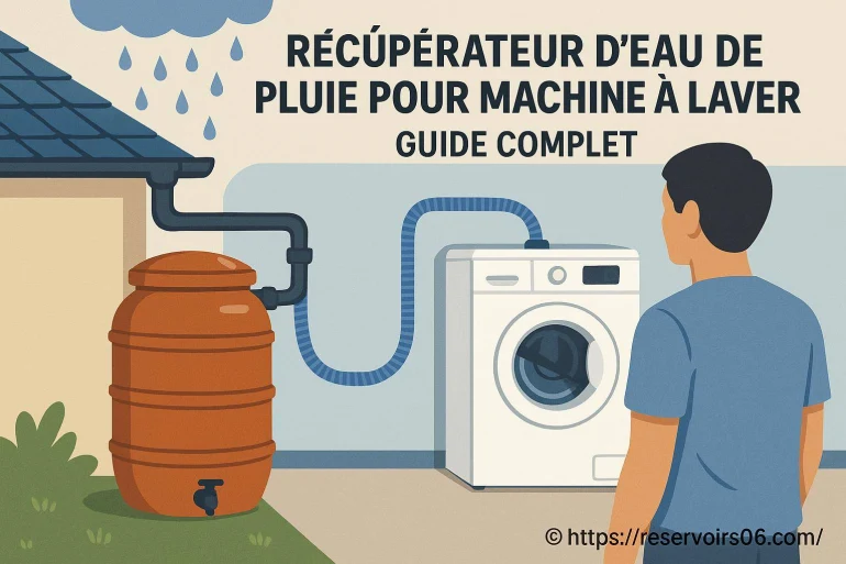 Récupérateur d'eau de pluie pour machine à laver : comment bien choisir et installer