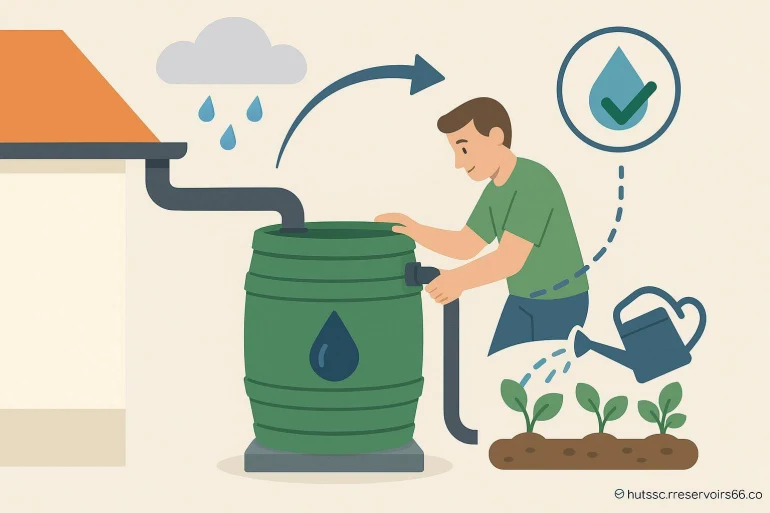 Collecte et réutilisation de l'eau de pluie