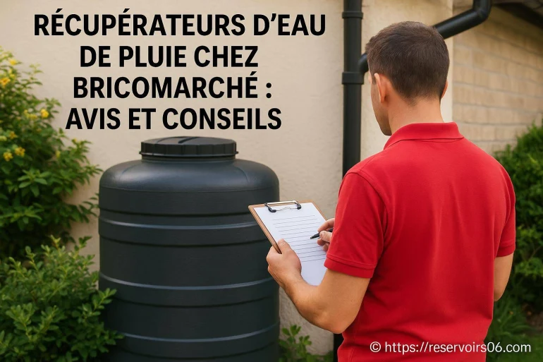 Récupérateurs d’eau de pluie chez Bricomarché : avis et conseils pour bien choisir