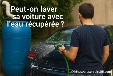 Peut-on laver sa voiture avec l’eau récupérée ?