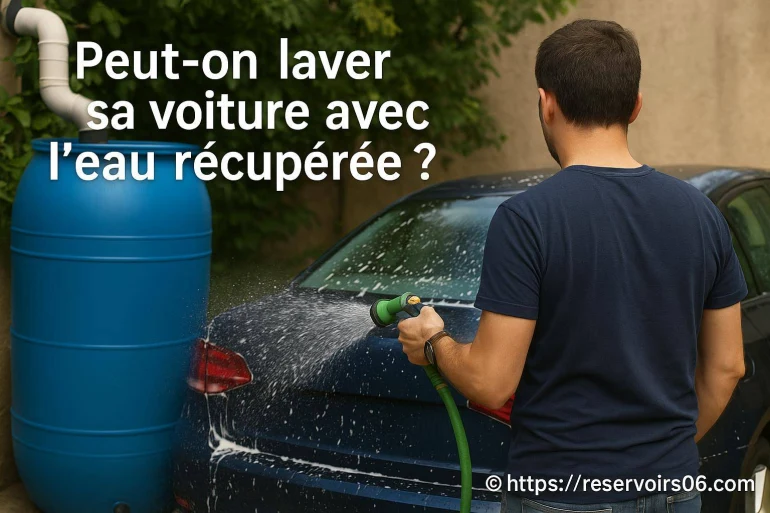 Peut-on laver sa voiture avec l’eau récupérée ?