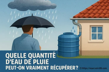 Quelle quantité d'eau de pluie peut-on réellement récupérer ?