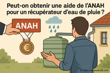 Peut-on obtenir une aide de l'ANAH pour un récupérateur d'eau de pluie ?