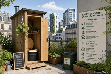 Peut-on installer des toilettes sèches en milieu urbain ? contraintes et solutions