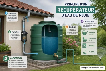 Quels sont les principes d'un récupérateur d'eau de pluie ?