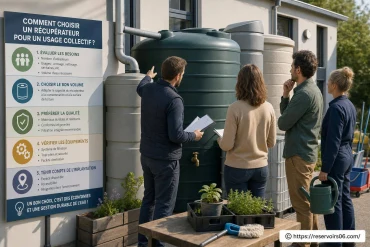 Comment choisir un récupérateur d’eau de pluie pour un usage collectif ?