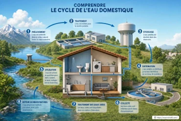 Comprendre le cycle de l’eau domestique et le rôle de la récupération de pluie