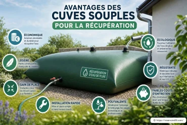 Avantages des cuves souples pour la récupération d’eau de pluie