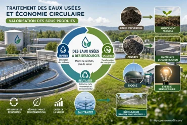 Traitement des eaux usées et économie circulaire : valoriser les sous-produits