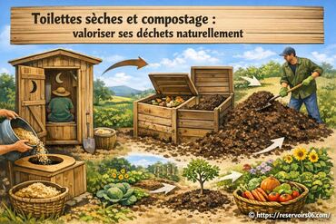 Toilettes sèches et compostage : comment valoriser ses déchets naturellement