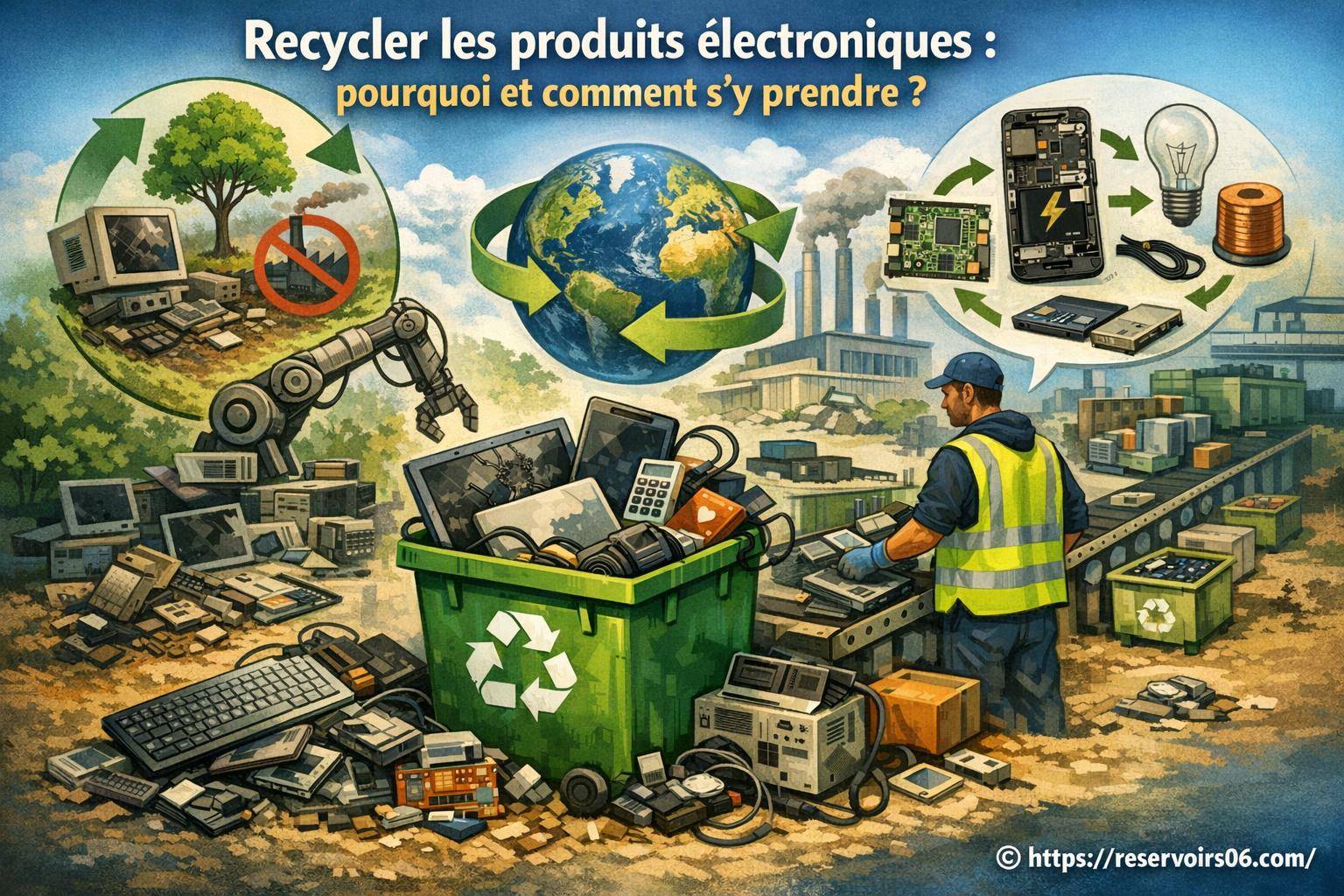 Recycler les produits électroniques : pourquoi est-ce important et comment s’y prendre ?