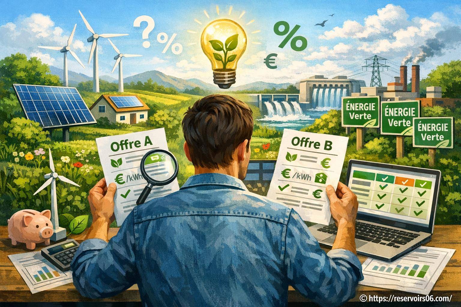 Fournisseurs d’énergie verte : comment bien les choisir et comparer leurs offres ?