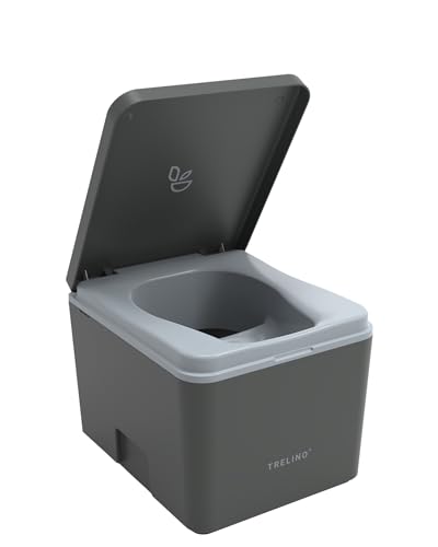 TRELINO Evo S Anthracite (39 x 33 x 29,6 cm), Toilette sèche
