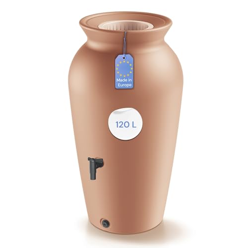 YourCasa Amphore de pluie 120-230 litres [DropCatcher] avec 