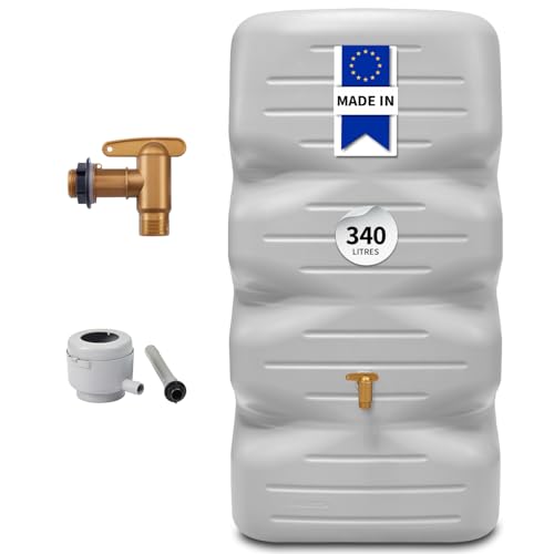 GARANTIA CUBUS cuve de Jardin kit Complet 340 litres Gris bé