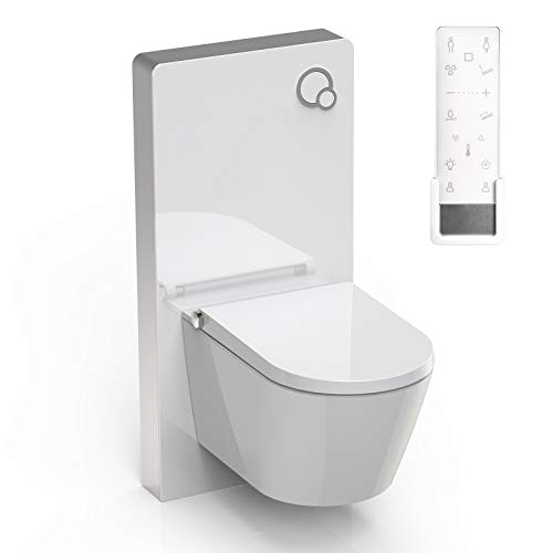 BERNSTEIN - Pack WC japonais + Module sanitaire Blanc, Toile