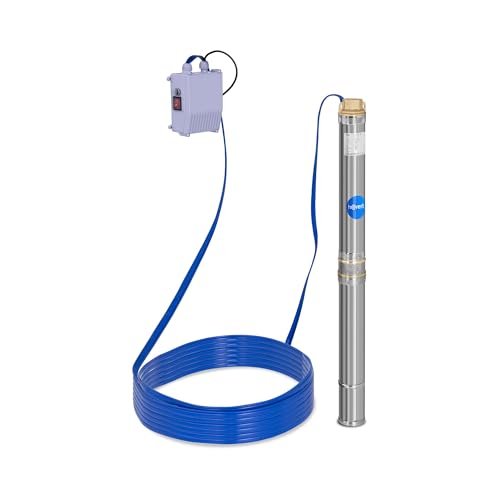 Hillvert Pompe Immergée 3800 L/h, 370 W, Profondeur de pompa