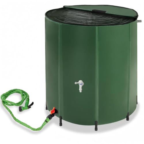 tectake® Récupérateur Eau de Pluie Pliable Réservoir deau Cu