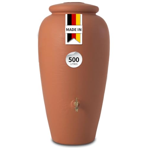 GARANTIA AMPHORE Recuperateur d Eau de Pluie 500L Terracotta