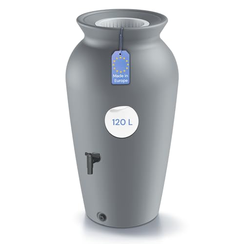 YourCasa Amphore de pluie 120-230 litres [DropCatcher] avec 