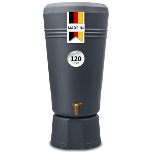 4rain Azura Récupérateur deau de Pluie 2 en 1, 120 litres, G