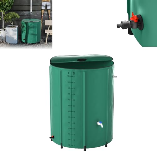 Récupérateur d'eau pluie pliable 500L