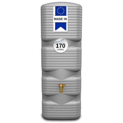 4rain Quadro Récupérateur deau de pluie 170 L en gris béton 