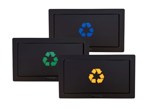 Kit de tri des déchets : 3 portes intégrées 350x200 mm | Noi
