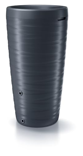 rg-vertrieb Récupérateur deau 240L Design Vague avec Robinet