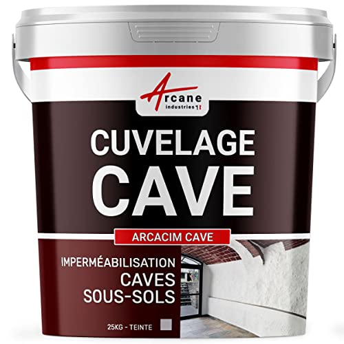 Enduit de Cuvelage Cave, Enduit Hydrofuge - ARCACIM CAVE 25 