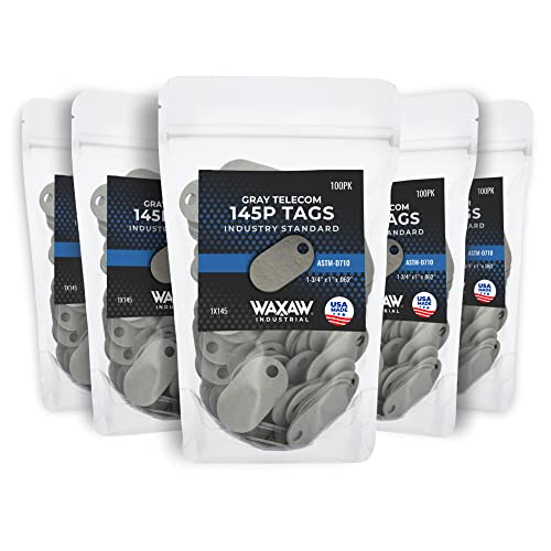 Lot de 5 étiquettes en fibre de qualité industrielle 145P Te