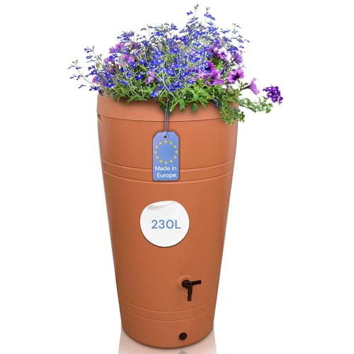 YourCasa Récipient pour Eau de Pluie en Plastique, 230 l, De