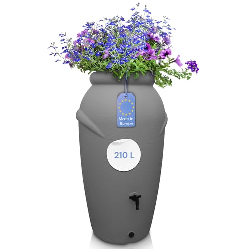 YourCasa® Recuperateur d Eau de Pluie 210L [Amphore] Récupér