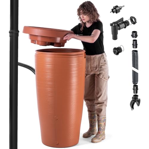 KADAX Récupérateur deau de Pluie avec bac à Plantes intégré 