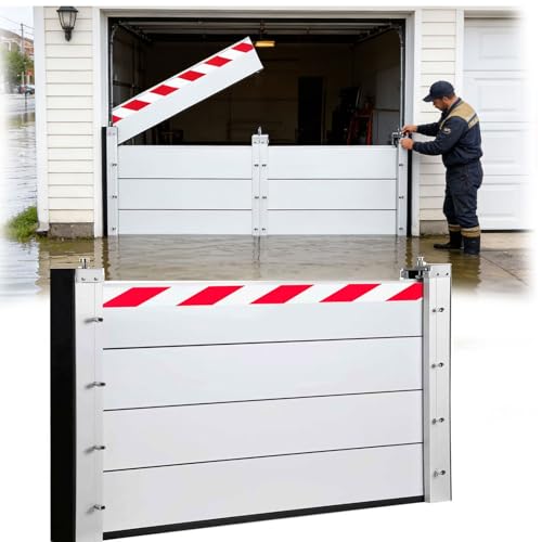 SystèMe Batardeau Anti-Inondation 6.9x2.0ft/210x60cm, Barriè