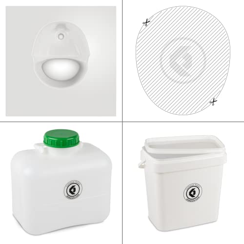 Kit de Toilettes sèches séparatives Kildwick FreeLoo - kit D