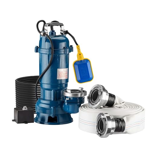 Pompe submersible eaux sales 1500W