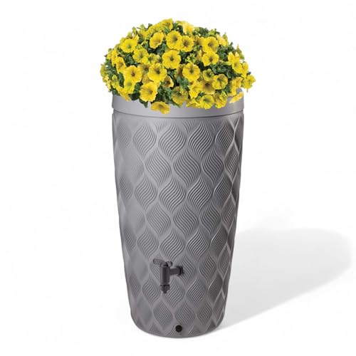 MELTOM Récupérateur deau de Pluie 240 L Design, Plantable 24