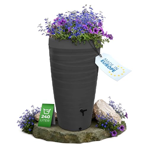 YourCasa récupérateur Eau de Pluie 240L [Wave Design] en Pla