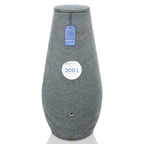 YourCasa® Récupérateur Eau de Pluie 200L [EcoDrop] Tonneau d
