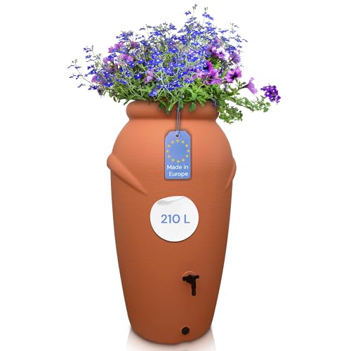 YourCasa® Recuperateur d Eau de Pluie 210L [Amphore] Récupér
